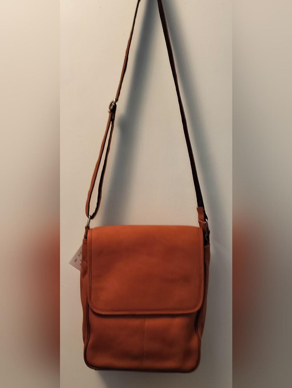 Classic Tan Leather Crossbody Or Shoulder Bag